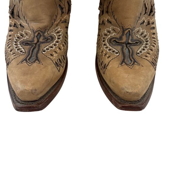 Cowboy boots women's size 8 El General Limited Ed Cross Wing Boots Western Core - Picture 6 of 12